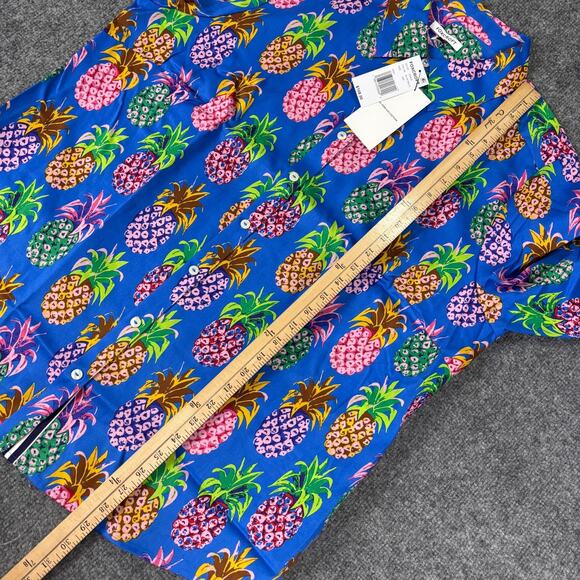 Foxcroft Zoey Plus Pineapple Long Sleeve Shirt NWT Size 16W - Picture 6 of 8